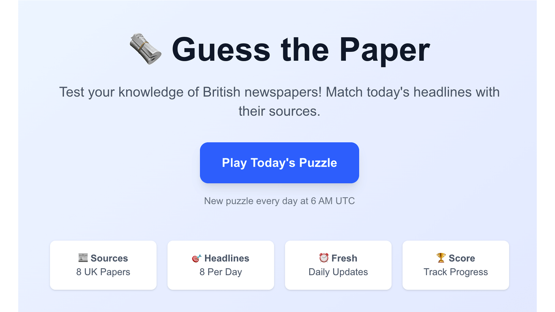 Initial title page design